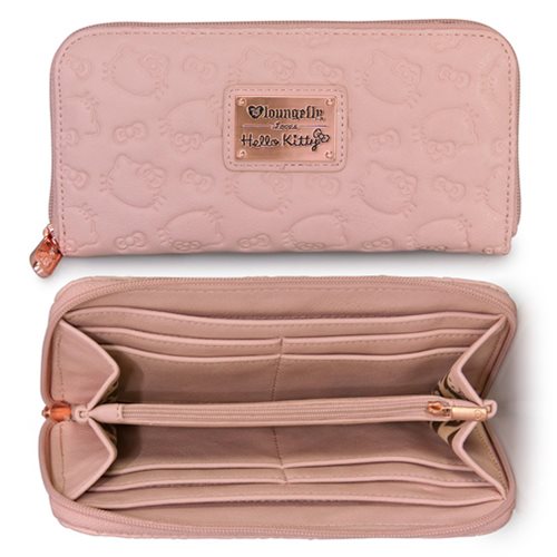 Hello Kitty Dusty Pink Zip-Around Wallet